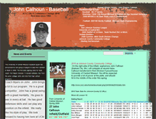 Tablet Screenshot of johncalhoun-baseball.mynetworksolutions.com