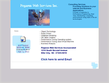 Tablet Screenshot of pegasuswebservices.mynetworksolutions.com