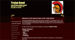 Desktop Screenshot of jmmstrojanband.mynetworksolutions.com