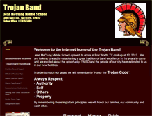 Tablet Screenshot of jmmstrojanband.mynetworksolutions.com