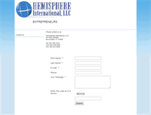 Tablet Screenshot of hemispherellc.mynetworksolutions.com