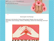 Tablet Screenshot of chakras-foot-reflexology.mynetworksolutions.com