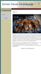 Mobile Screenshot of cornerhavendachshunds.mynetworksolutions.com