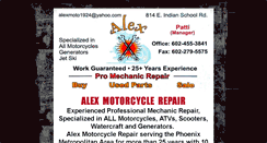 Desktop Screenshot of alexmotorcyclerepair.mynetworksolutions.com