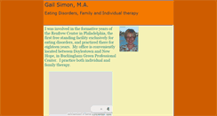 Desktop Screenshot of gailsimon.mynetworksolutions.com