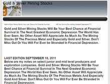 Tablet Screenshot of goldminingstocks.mynetworksolutions.com