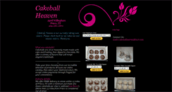 Desktop Screenshot of cakeballheaven.mynetworksolutions.com