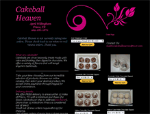 Tablet Screenshot of cakeballheaven.mynetworksolutions.com