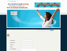 Tablet Screenshot of airconditioningrepairorangecounty.mynetworksolutions.com