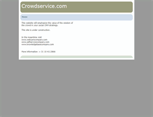 Tablet Screenshot of crowdservice.mynetworksolutions.com