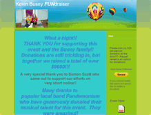 Tablet Screenshot of kevinfundraiser.mynetworksolutions.com