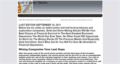 Desktop Screenshot of goldsilverstocks.mynetworksolutions.com