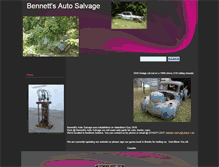 Tablet Screenshot of bennettsalvage.mynetworksolutions.com