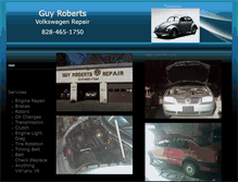 Tablet Screenshot of guyrobertsvw.mynetworksolutions.com
