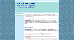 Desktop Screenshot of careadvocate.us.mynetworksolutions.com